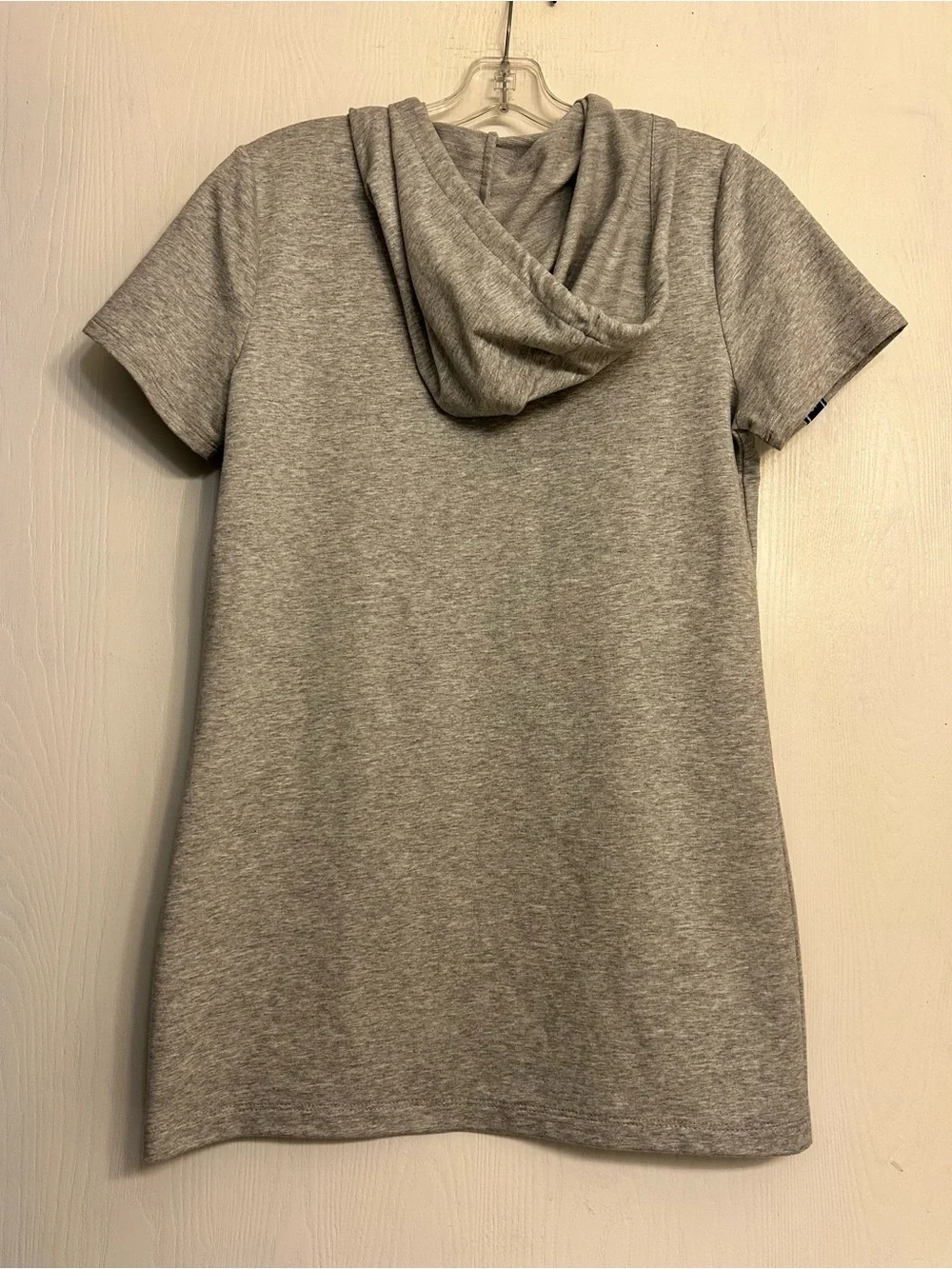 Michael Kors NWOT soft gray hoodie mini-dress casual cozy sporty cute versatile.